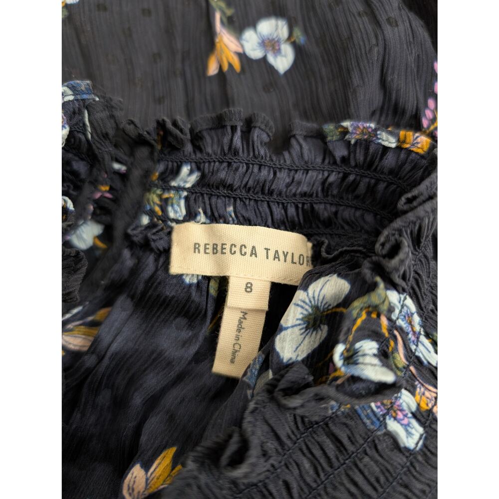 Rebecca Taylor silk top size 8 - Picture 5 of 8